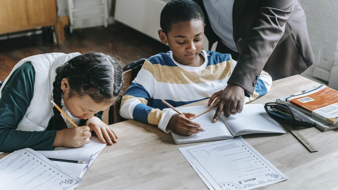 Youth in a classroom