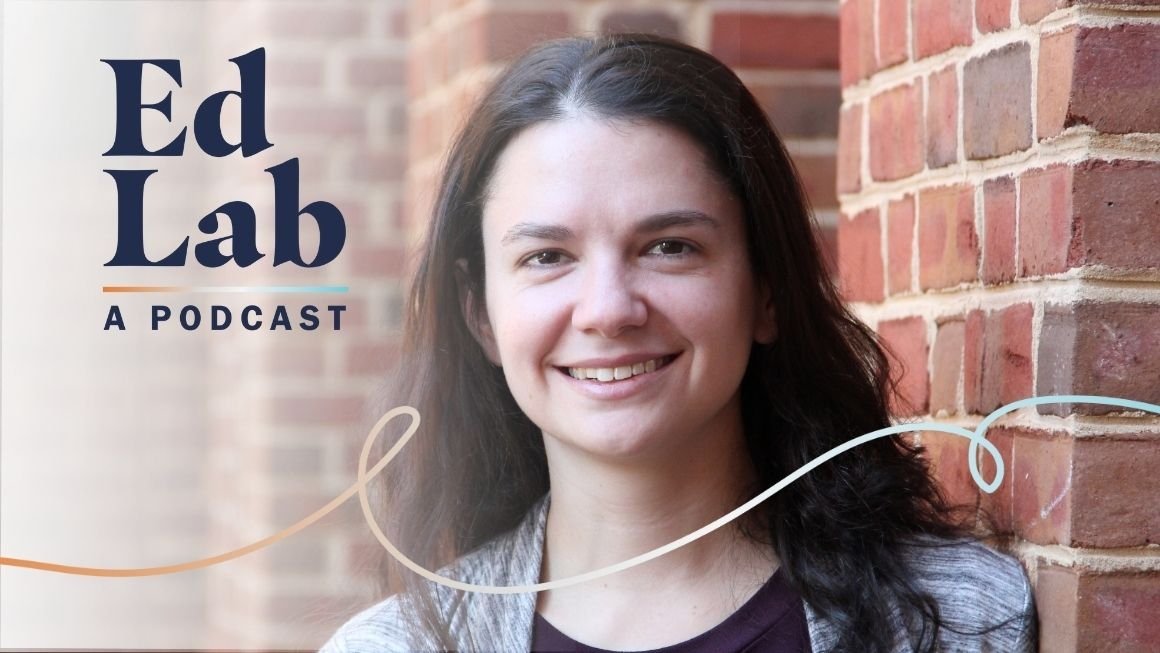 Jillian McGraw headshot next to EdLab logo