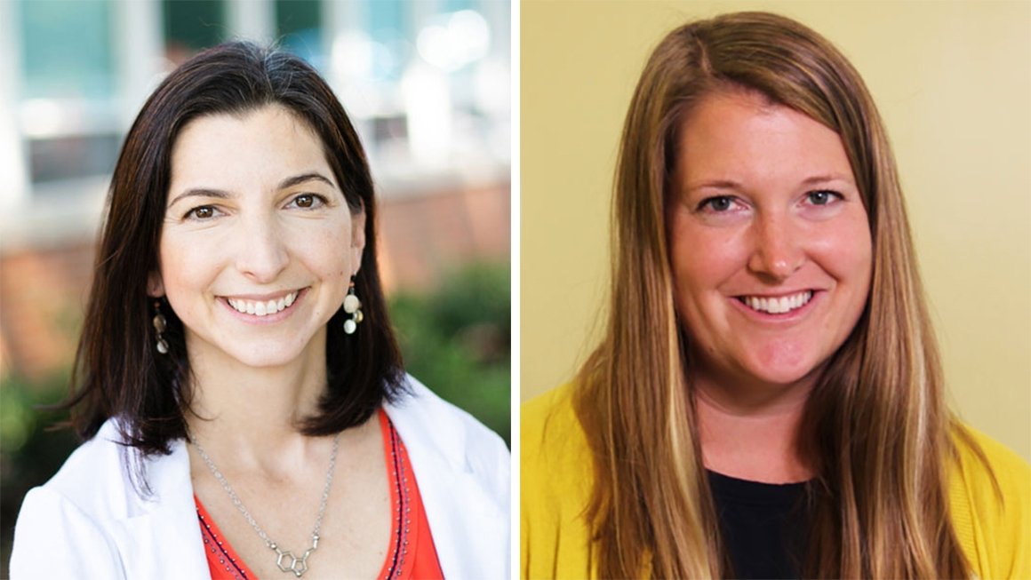 Jamie Jirout and Anne Jewett headshots