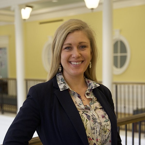 Allison Ward Seidel smiles at the camera.