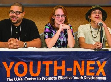 Student panelists at Youth-Nex conference