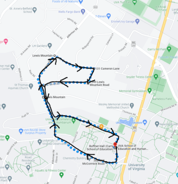 Stroll With Stephanie Route Map